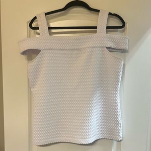 Michael Kors cold shoulder spring top